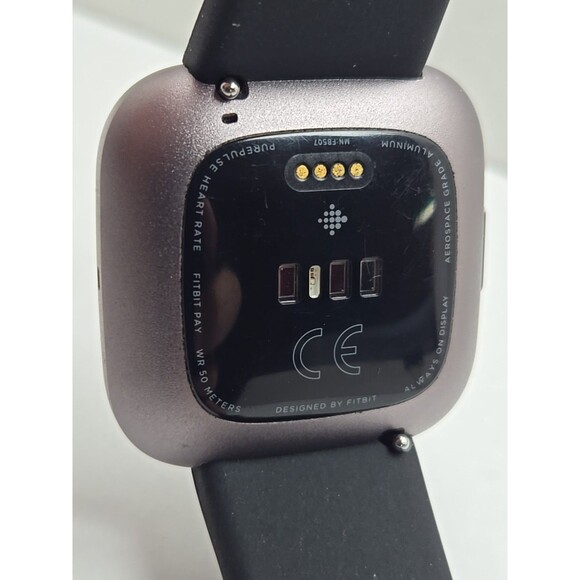 Fitbit Versa 2 Smartwatch Gray 40mm Alexa WR50M Always On Display No Charger - Picture 10 of 10